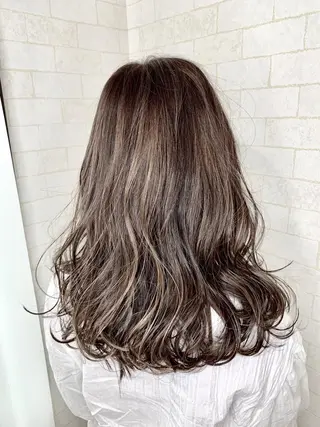 セミロング 神野 雅樹のヘアスタイル
