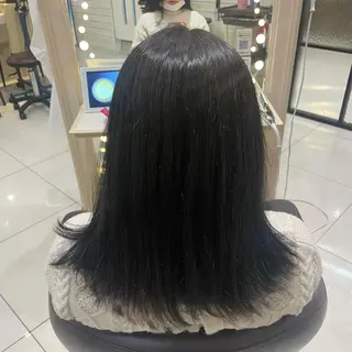 ミディアム 韓国カラー／エクステ 松戸梨杏のヘアスタイル