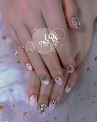 ネイル ラベンダー💖日暮里 ルル💖ネイルのネイルデザイン