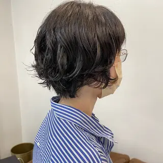 ショート パーマ Asti blanche所属・ショート/ブリーチ mizuki🐋のヘアスタイル