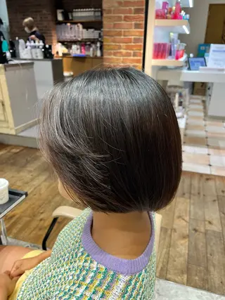 顔まわりカット 前髪カット安井楽人のヘアスタイル