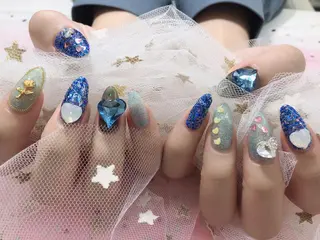 ネイル 🦋ネイルサロン ブラン🌈ゆりのネイルデザイン