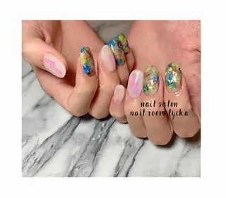 ネイル ﾈｲﾙﾙｰﾑﾘｯｶ 𝐦𝐚𝐲𝐮のネイルデザイン