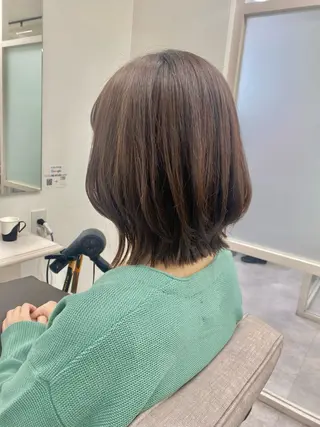 ショート 透明感カラー/ FRAME天王寺✨のヘアスタイル