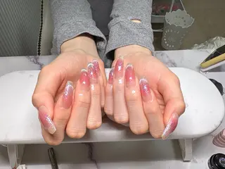 ネイル Chiara 長さだしのネイルデザイン