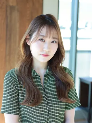 ロング カラー 髙木美緒🌿 レイヤー/アレンジのヘアスタイル