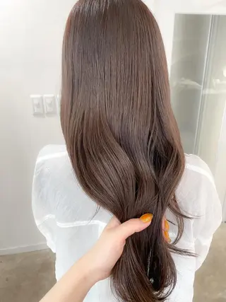 ロング カラー ミディアム/顔周り/ ベージュ🌼mayuのヘアスタイル