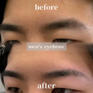 メンズ アイブロウ hayama|仙台| メンズ眉 × 清潔感の眉毛・アイブロウイメージ