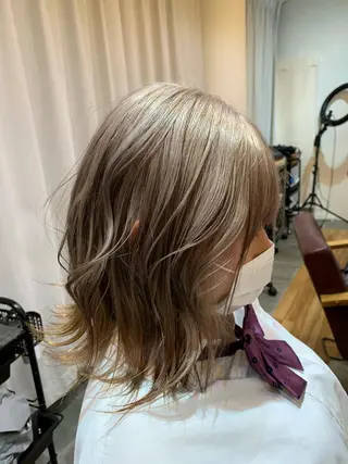 ミディアム CECIL hair なんば店所属・メンズパーマ 艶髪☆店長☆有馬のヘアスタイル