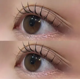 マツエク・マツパ eve🐰束間まつ毛 /透明感カラーのヘアスタイル