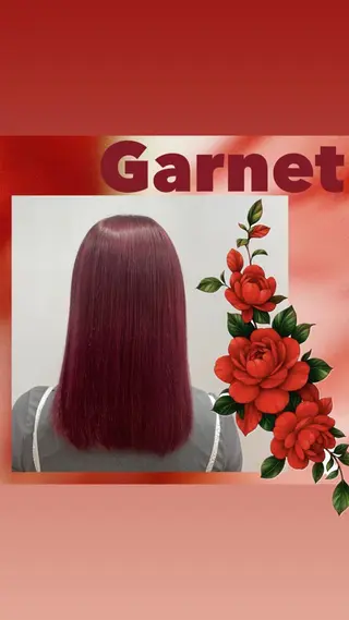 セミロング カラー 🌿似合わせブリーチ 小俣　来🌿のヘアスタイル