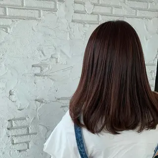 ミディアム ému エミュ　hair &spa所属・近藤 みゅうまのヘアスタイル