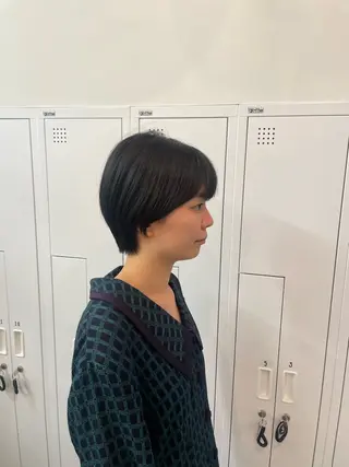 ショート amu所属・立野 莉央のヘアスタイル