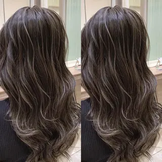 セミロング カラー 🇰🇷韓国ヘア★ 副店長.쿠리타⭐︎のヘアスタイル