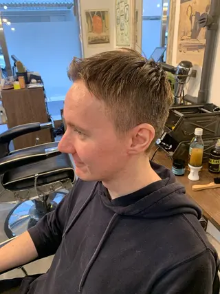 ショート CARNEL所属・メンズ専門CANEL かずまのヘアスタイル