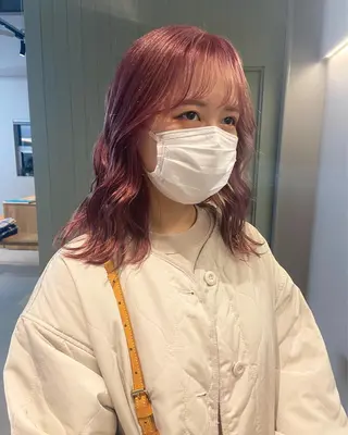 ミディアム 林 優花のヘアスタイル