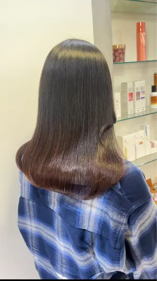 セミロング LYNDA所属・sana🤍ゆる ベージュ🤍のヘアスタイル