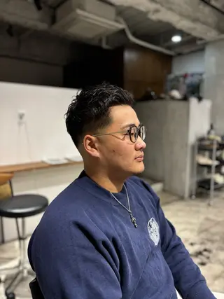 メンズ 溝渕 天馬のヘアスタイル