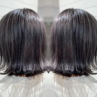 ショート カラー ヘアアレンジ 髪質改善×ハイトーン 中田啄也のヘアスタイル