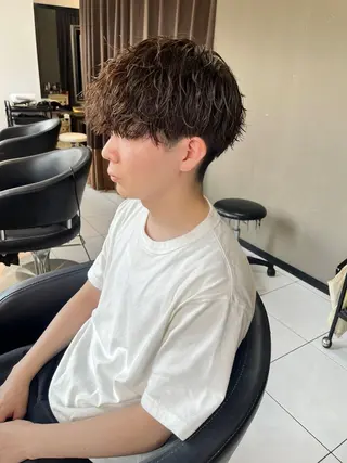 ショート メンズ メンズパーマの達人 🌟川内絵人のヘアスタイル