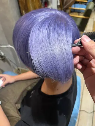 ショート カラー 個性派ウルフ/メンズ /ブリーチ/渋谷のヘアスタイル