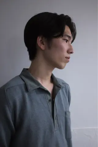 ミディアム メンズ メンズスタイリスト リュウジのヘアスタイル