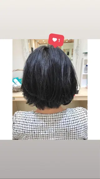 ショート パーマ 髪質改善/茅ヶ崎 マツモト リョウのヘアスタイル