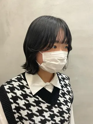 ショート カラー MUKU所属・fuka モデル募集のヘアスタイル