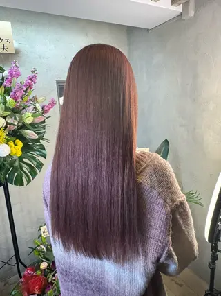 ロング カラー 🦄垢抜けボブ特化× 暖色カラー未来🦄のヘアスタイル