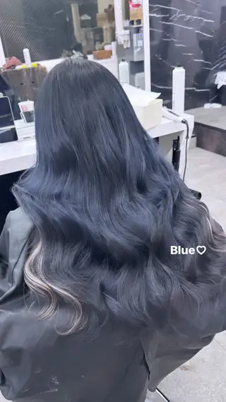 ロング カラー 渋谷/ハイトーン エクステ*☆🌙咲妃のヘアスタイル