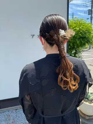 ヘアアレンジ アオトソラ いしざかのヘアスタイル