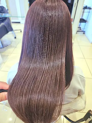 セミロング カラー 中村 光樹のヘアスタイル