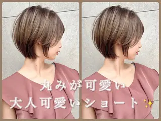 ショート カラー レイヤー❣️縮毛矯正 川村利幸のヘアスタイル