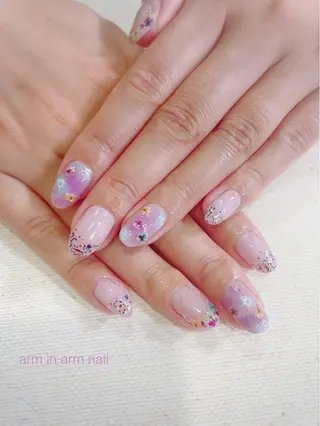 ネイル arm in arm ︎✿Yamamotoのマツエク・マツパデザイン