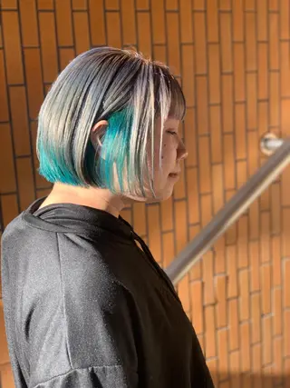 ショート 白髪染め/白髪ぼかし コバヤシシオリのヘアスタイル