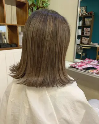 ミディアム 韓国風/顔周りカット /髪質改善RYOTAのヘアスタイル