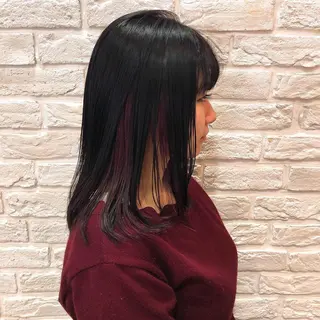ミディアム 【寺田町】ソリハシ アキラのヘアスタイル