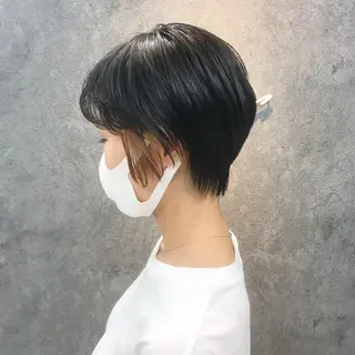 ショート 所渉/韓国レイヤー /ウルフカットのヘアスタイル