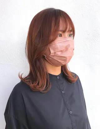 セミロング Strawberry所属・原田 志保のヘアスタイル