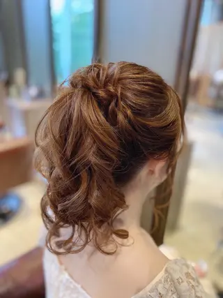 ロング LOANA カラー &縮毛モデル募集のヘアスタイル