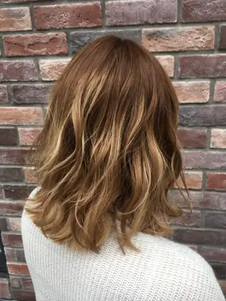 ミディアム 永井大樹✨ 透明感カラー✨のヘアスタイル