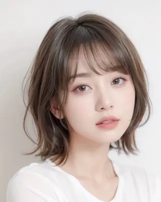 ミディアム 空 龍之介　カラー 特化/髪質改善/韓国のヘアスタイル