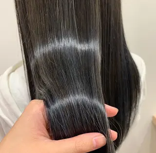 ロング カラー パーマ ヘアアレンジ クリスタルマジック hair &　eyeのヘアスタイル