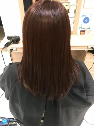 セミロング カラー 💎レイヤー／メンズ 💎沢田琴音のヘアスタイル