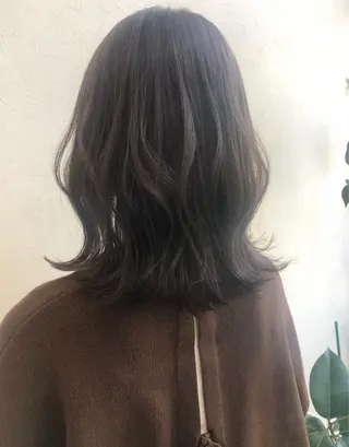 ミディアム カラー nakahara madokaのヘアスタイル