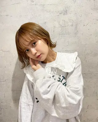 ショート カラー ‎manami 💞🩰のヘアスタイル