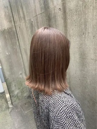 ミディアム 👑毛流れ、艶髪◉ 縮毛矯正錦糸町ヒガシのヘアスタイル