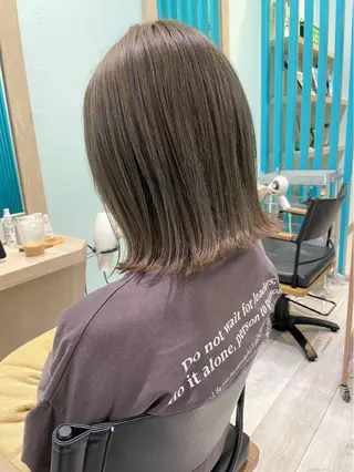 ミディアム カラー 髪質改善カラー 🏖️クウト🏖️のヘアスタイル