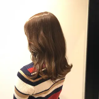 セミロング カラー ヘアアレンジ 杉田 竜希のヘアスタイル
