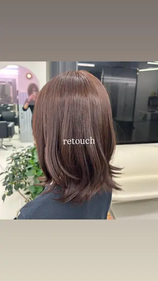 カラー リタッチ レディース パーマ/ 育斗のヘアスタイル